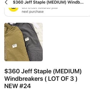 Staple Men's Windbreakers - Olive, Gray, Tan